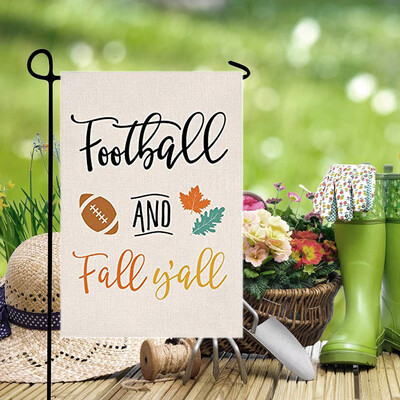 

Gobestart Football&Fall Yall Small Garden Flag Vertical Double Sided Yard Flag Decor