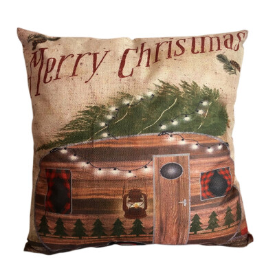 

Tailored Christmas Pillow Case Sofa Waist Throw Cushion Cover Home Decor A