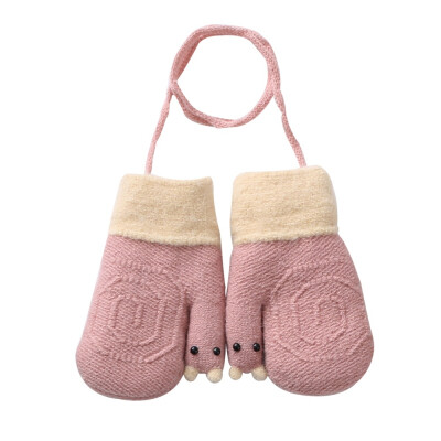 

1-6Y Childrens Winter Cute Cartoon Thicker Plush Thicker Warm Fashion Boy Girl New Gloves High Quality Adult Gloves