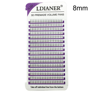 

〖Follure〗Individual False Eye Lashes Wave Mink 01D Black Silk Eyelashes Extension