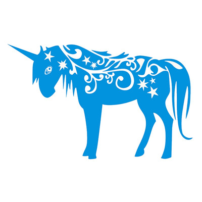 

Wall Decal Removable Cute Unicorn Wall Stickers for Living Room TV Background Bedroom Nursery
