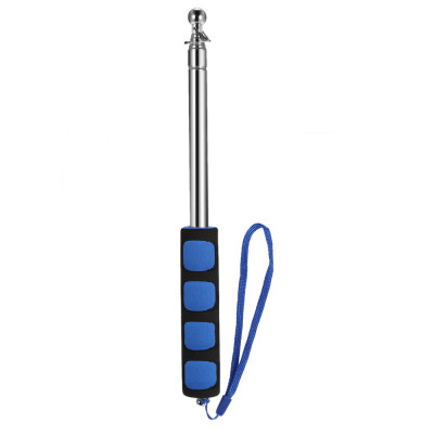 

12 Meters Outdoor Flagpole Stainless Steel Telescopic Flag Pole for Teachers Teaching Pointer Tour Guide Banner 47" Flagstaff