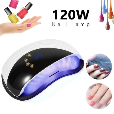 

Willstar 120W Nail Dryer Lamp Nail Phototherapy Machine Smart UV LED Quick-Drying Nail Lamp Nail Manicure