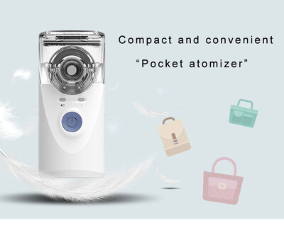 

Health Care Mini Handheld portable Inhale Nebulizer silent Ultrasonic inalador nebulizador Children Adult Rechargeable Automizer