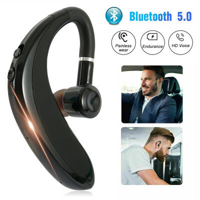 

New Wireless Bluetooth 50 Painless Sport Ear-hook Headset Business Bluetooth Earphone Noise Cancellation Earbuds with Mic