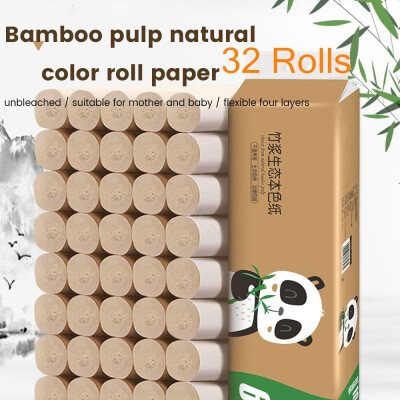 

Brand New 1632 Rolls of Toilet Paper Bamboo Pulp Household Affordable Toilet Paper Hand Paper Coreless Roll Paper