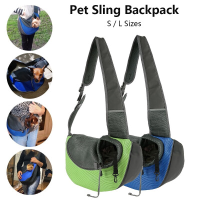 

NEW Portable Mesh Breathable Pet Sling Backpacks Cat Puppy Small Animal Dog Carrier Pouch for Outdoor Travel with Adjustable Strap