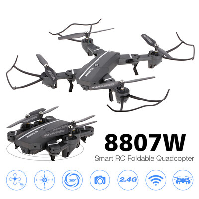 

8807 Foldable Drone 6-Axis Gyro Altitude Hold Headless Mode RC Quadcopter Toy