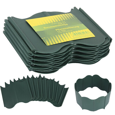 

20PCS Plastic Flexible Garden Grass Fence Path Lawn Edging Green Edge Gravel Border Garden Supplies