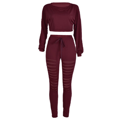 

2PCs Women Tracksuit Hoodies Shirt Long Pants Trousers Sets Casual Clubwear Sexy Women Suits Hot