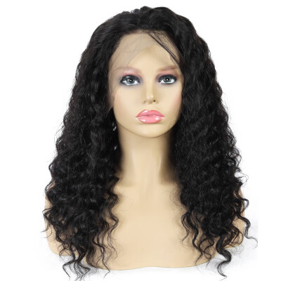 

Amazing Star Brazilian Virgin Hair Deep Wave Full Lace Wig Human Hair Crochet Full Lace Wig with Baby Hair