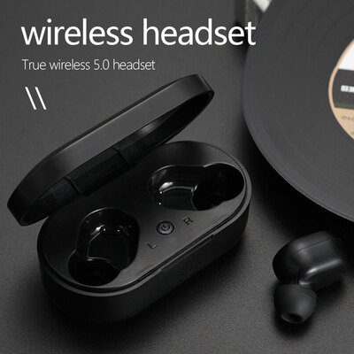 

Headset willstar mini N1 headset binaural bluetooth headset 350 mAh charging compartment lithium battery black