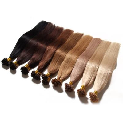 

UNice Hair Brazilian 8a Virgin Keratin Nail U Tip Human Hair Extensions 100g Remy Natural Straight Hair Wefts Wholesale Cheap Silk