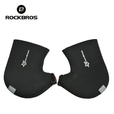 

​ROCKBROS Rainproof Neoprene Winter Unisex Cycling Handlebar Bar End Mittens Mitts Gloves Road Bicycle Bike Hands Protector Warmer