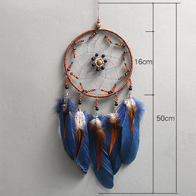 

1Pcs Handmade Dream Catcher Indian Style Woven Wall Hanging Decoration White Dreamcatcher Wedding Party Hanging Decor