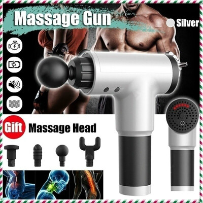 

Multifunction Electric Massage Gun Sports Recovery Fascia Gun Fitness Exercise Muscle Pain Relief Massager