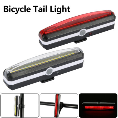 

USB Rechargeable LED Mountain Bike Cycle Front Rear Tail Light Set Waterproof