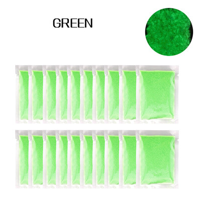

Colorful Beautiful Fluorescent Sand Glow in the Dark Home Decorating Luminous Supplies