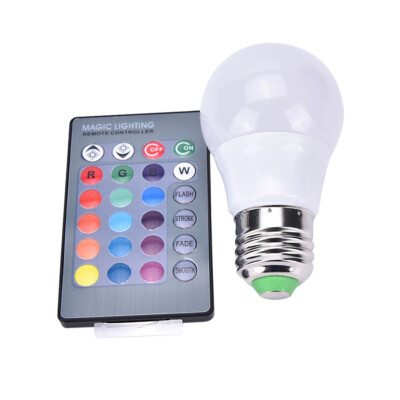 

E27 LED Light Bulb 35W RGB Color Changing LED Lamp Dimmable with Remote Control