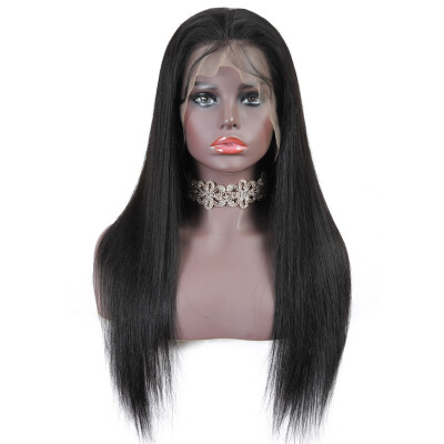 

Amazing Star Brazilian Virgin Hair Straight Hair Lace Wigs Human Hair Lace Wigs with Baby Hair Natural Color