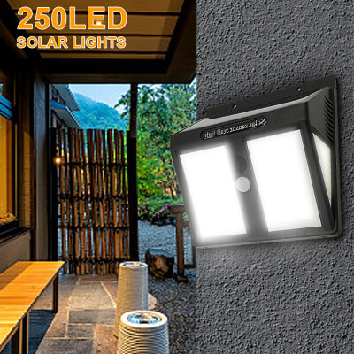 

12PCS 250 LED Solar Lights Outdoor Super Bright Motion Sensor Security Lights