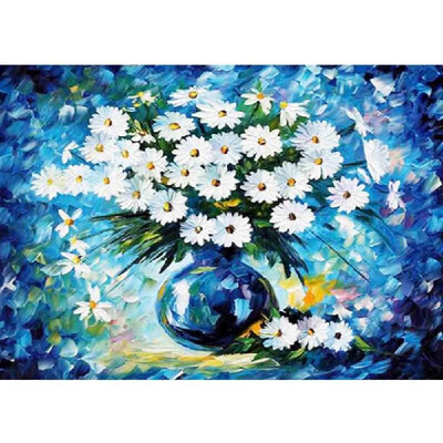 

DIY Diamond Painting Cross Stitch Floral Flower Vase Embroidery Decoration Gifts Resin Round Full Diamond 4030cm