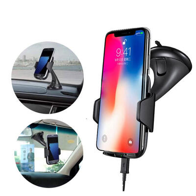 

Wireless Car Charger Fast Charging Automatic Clamping Mobile Phone Bracket