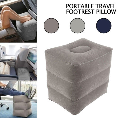 

1PCS Inflatable Portable Travel Footrest Pillow Plane Train Kids Bed Foot Rest