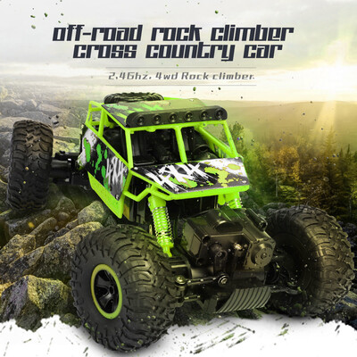 

X Power -001 24GHz 118 4WD Double Servo High Speed RC Rally Car Off-road Rock Climber Cross Country Car