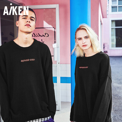 

Senma semir brand Aiken Aiken2019 spring mens sweater AK119111302 black XXL