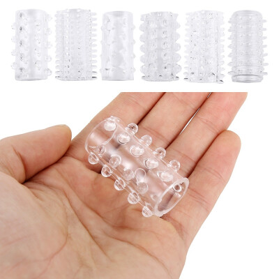 

6pcsSet Stretchy Jelly Mens Fashion Cock Ring Couple Funny Pleasure Enhancer