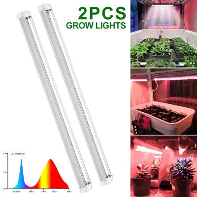 

2PCS x 60120CM Grow Light Tube Full Spectrum Transparent Plant Light