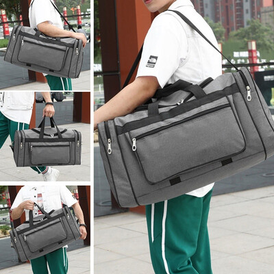 

Large Capacity Canvas Duffle Bag Travel Bags Hand Luggage Casual Women Men Sport Gym Bag