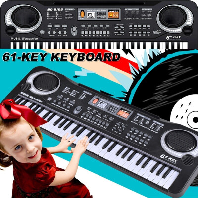 

Kid Electric Keyboard Digital Music Piano 61 Keys Instrument & Microphone Gift