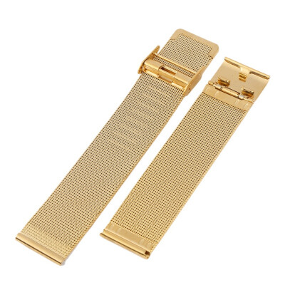 

12-24mm Universal Stainless Steel Metal Milanese Watchband Watch Band Strap Bracelet Black Rose Gold Silver