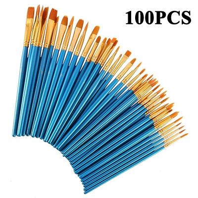 

1005030Pcs Paint Brushes Nylon Hair Brushes for Acrylic Oil Watercolor Painting Artist Professional Painting Kits