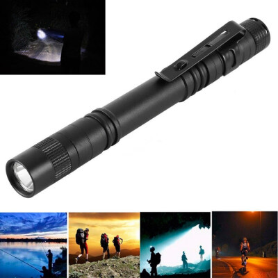 

LED Flashlight Pen Clip Walking lighting 2AAA Battery Medical Outdoor Camping Powerful Mini LED Flashlight