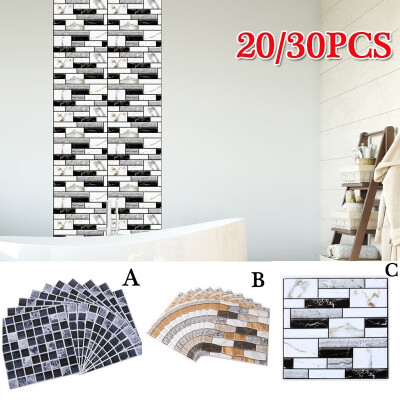 

2030Pcs Tile Brick Waterproof Wall Stickers Self-adhesive Removable Wall Sticker Kitchen Bathroom Home Decor