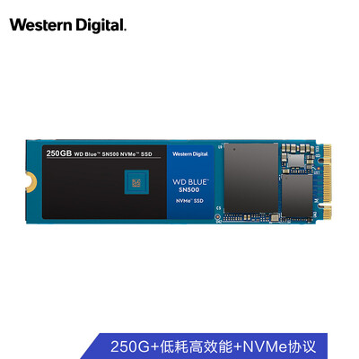 

Western Digital 250GB SSD Solid State Drive M2 Interface NVMe Protocol Blue SN500 NVMe SSD Five Year Warranty