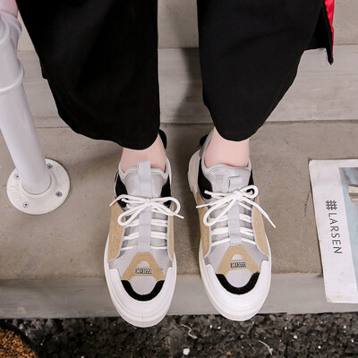 

New Mixed Colors Sneakers Women Thick Sole Platform Shoes Vintage Flat Shoes Woman Casual Dames Schoenen