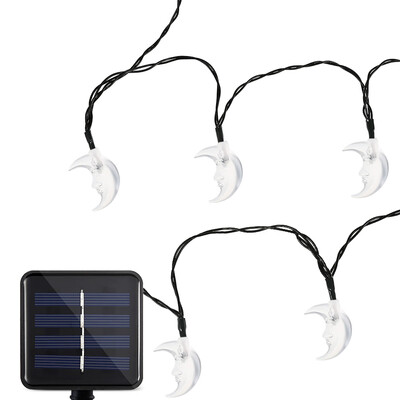 

SS - 21 Solar Powered Waterproof 20 LEDs Lovely Moon String Lamp Home Yard Christmas Decoration