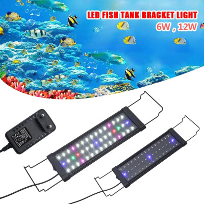 

Extendable Brackets Marine Fish Tank Light Full Spectrum Fish Tank Lamp LED Aquarium Light Over-Head