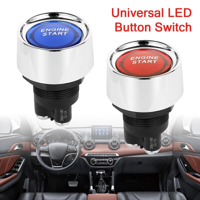 

Engine Start Switch with RedBlue Illuminated Touch Button for Universal Car