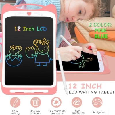 

Willstar Childrens Writing Tablet 12 Inch Light Energy Electronic Small Blackboard Cartoon Blackboard Drawing Board