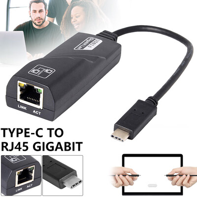 

Gigabit Ethernet cable interface support Type-C to RJ45 Macbook Air usb31 to 30 Gigabit LAN