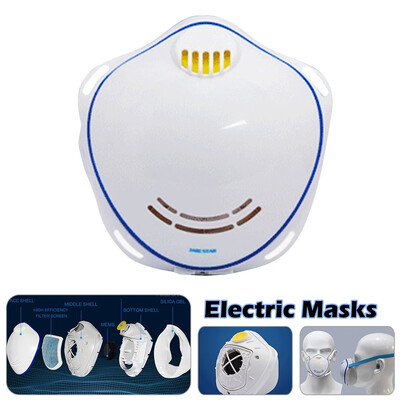 

2020 Electric Mask Anti-dust Face Breathable Valve Cover Outdoor Sports Mouth-muffle Facepiece Respirator