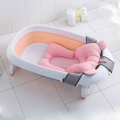 

Newest Baby Bath Pad Non-Slip Bathtub Mat New Born Safety Bath Seat Support Baby Bath Soft Seat