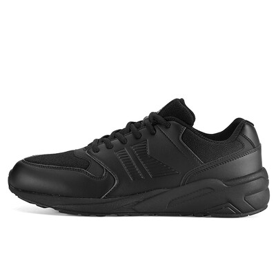 

PEAK mens shoes autumn&winter new retro casual shoes comfortable fashion wear sports shoes DE840017 black 39 yards