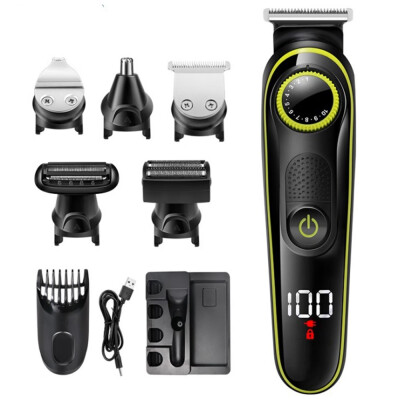 

Electric Hair Clipper Household Multi-function Electric Clippers 5-in-1 Nose Ear Trimmer Beard Hair Clipper Trimmer Cordless Razor