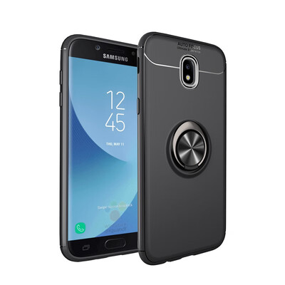 

Goowiiz Phone Case For Samsung Galaxy J330J530J730J3 ProJ5 ProJ7 Pro 2017 Luxury Metal Ring Magnetic Bracket Shockproof